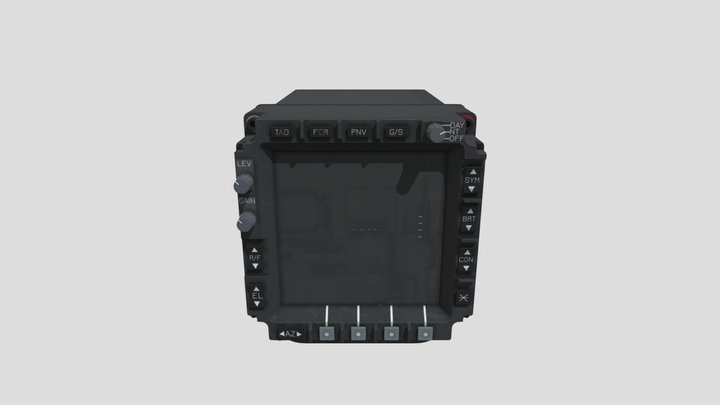 AH-64D TEDAC 3D Model