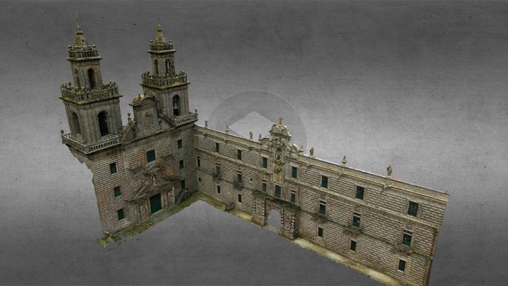 Monasterio De Oseira (Ourense) 3D Model