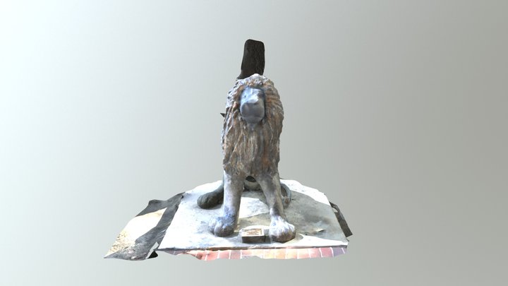Leal Lion Color 3D Model