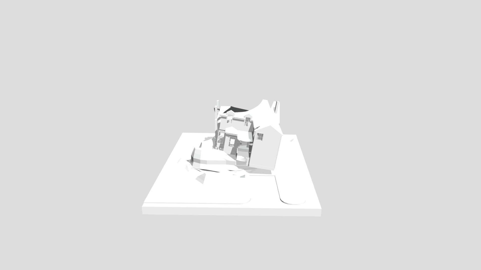 studio house addition 10-19 model