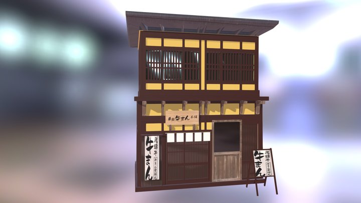 Japanese architecture2 3D Model