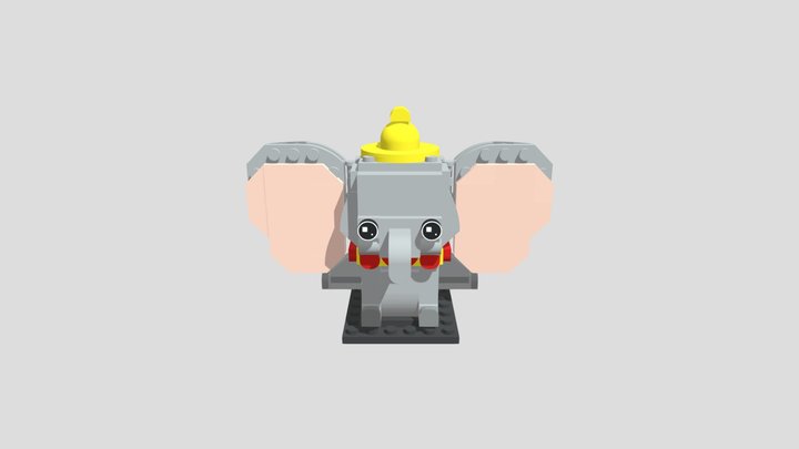 Dumbo Brickheadz 3D Model