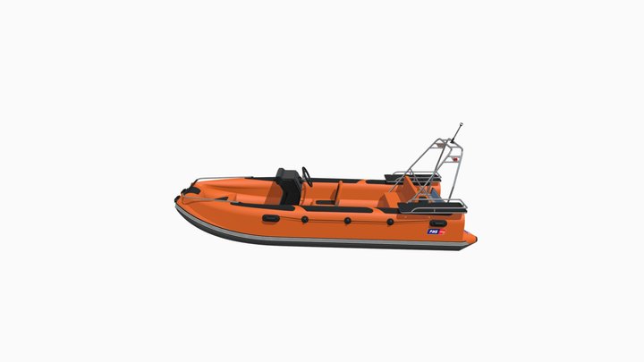 RIB JET 4500 Патрол 3D Model