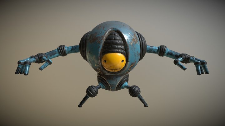Guardian Bot - Concept 3D Model