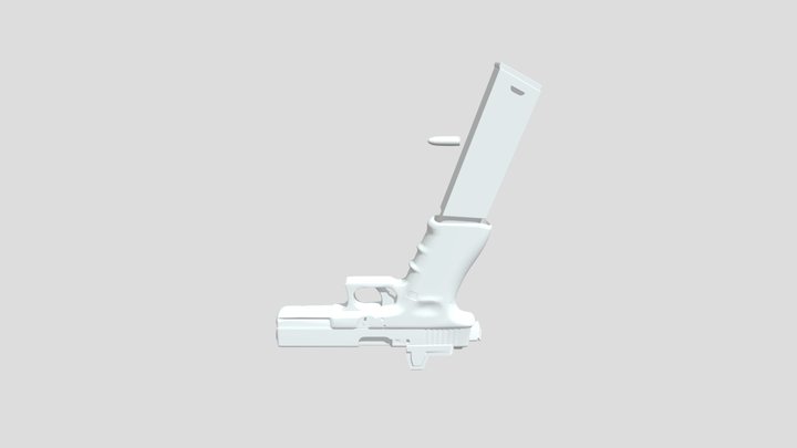 glock 18c with a kriss vector 3D Model