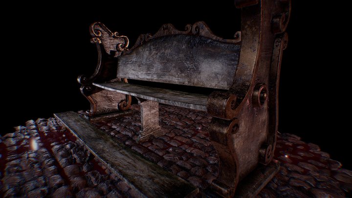 Abandoned Cathedral Bank 3D Model