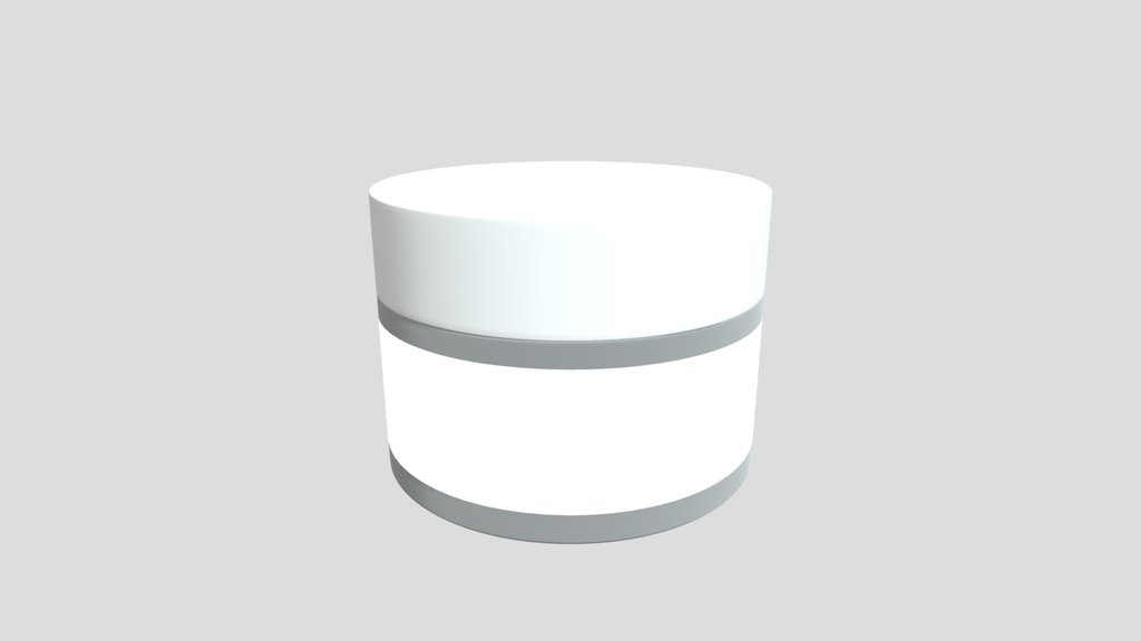 Cream Jar 05