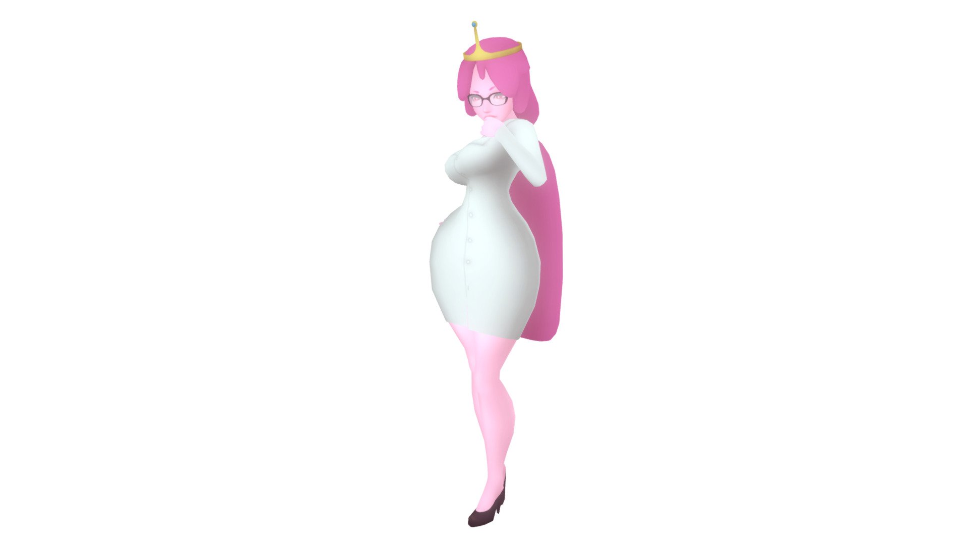 Princess Bubblegum Download Free 3d Model By Mike Inel Mikeinel