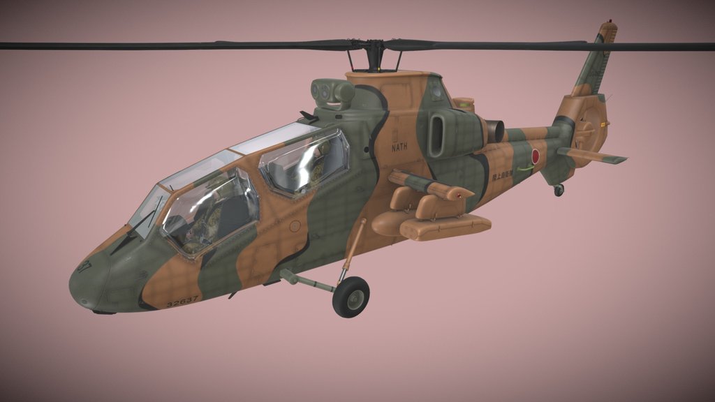 OH-1 Ninja JGSDF Basic Animation (444)