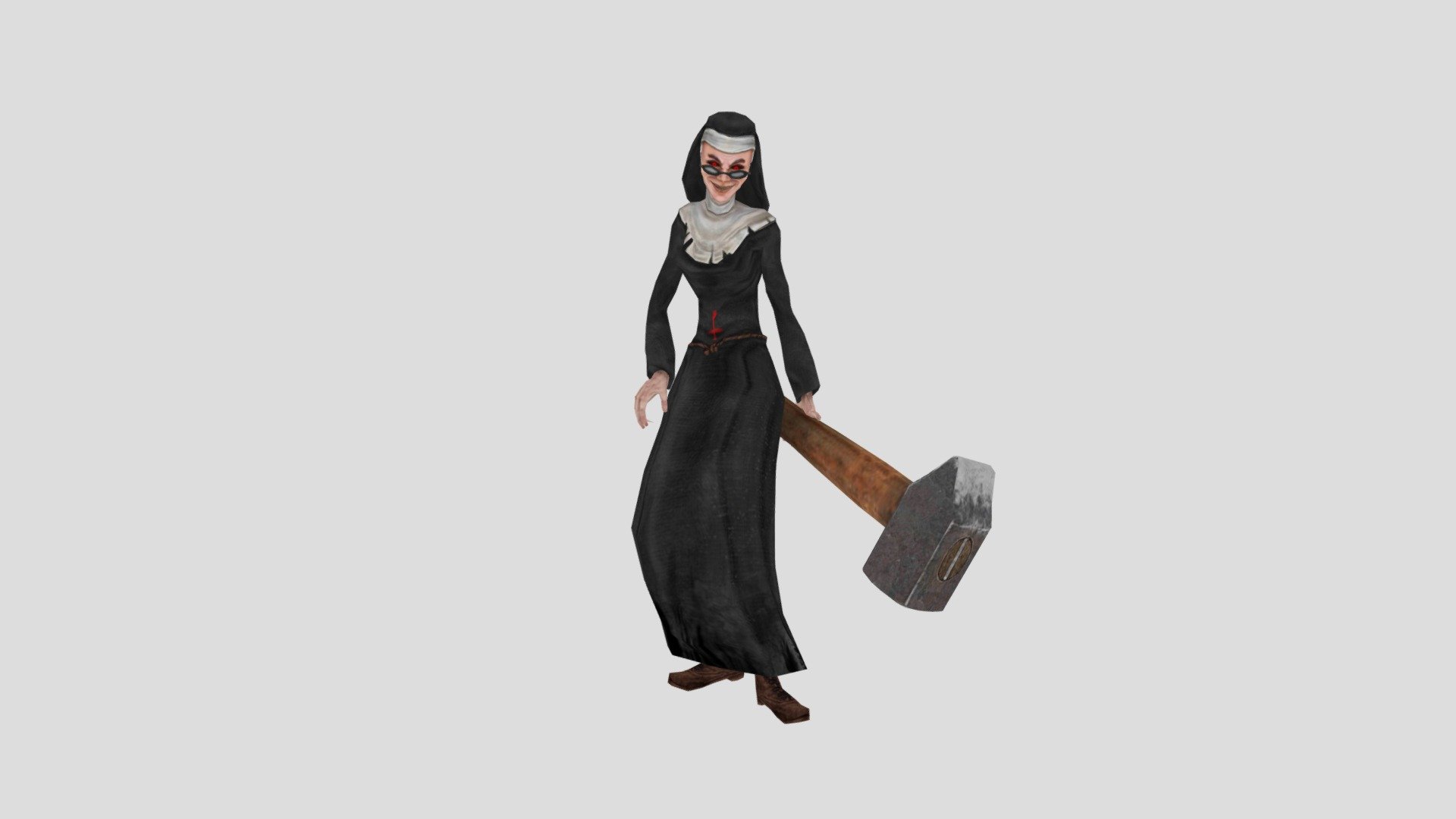 Evil Nun 3 Fanmade Sister Madeline Skin 3d Model By Togueznake