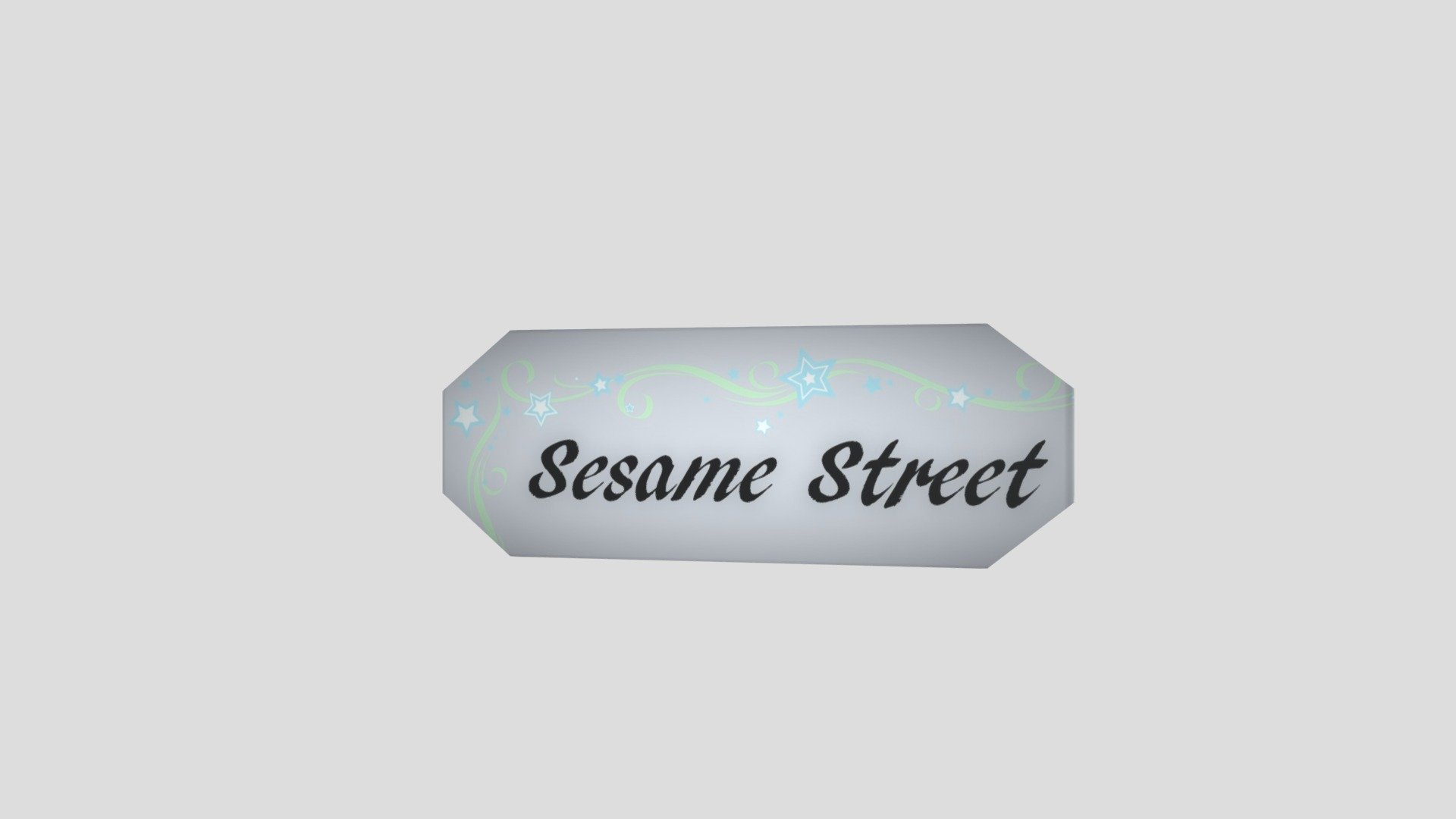 OCF Street Sign Sesame St