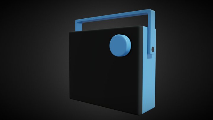 Minimal Portable Speaker – Clean Product Model