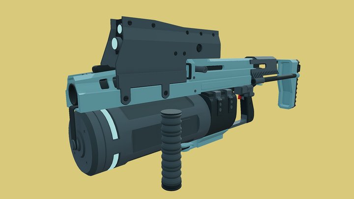 Grenade Launcher (Death Stranding fan art) 3D Model