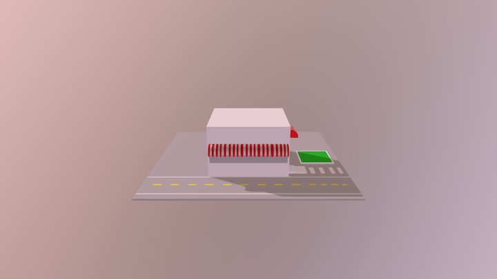 Maya - Cartoon Shop 3D Model