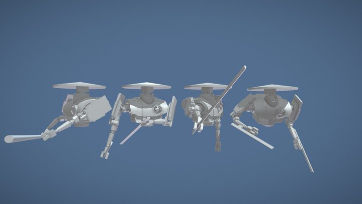 Quixote Z-S-L-P (Mad genius "loft") 3D Model