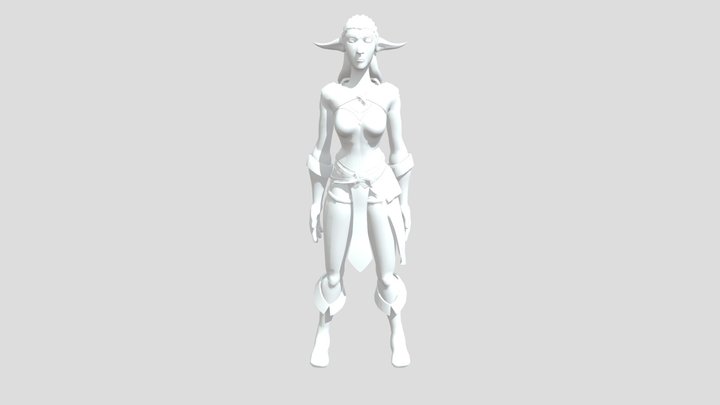 Character Modelling 01 Final - Elf 3D Model