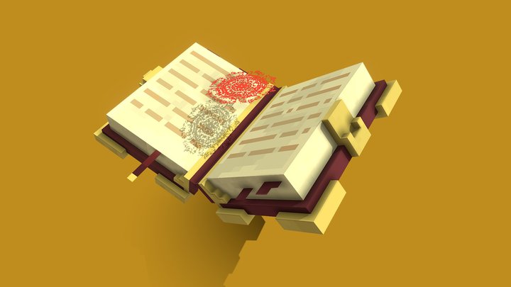 Demon book 3D Model