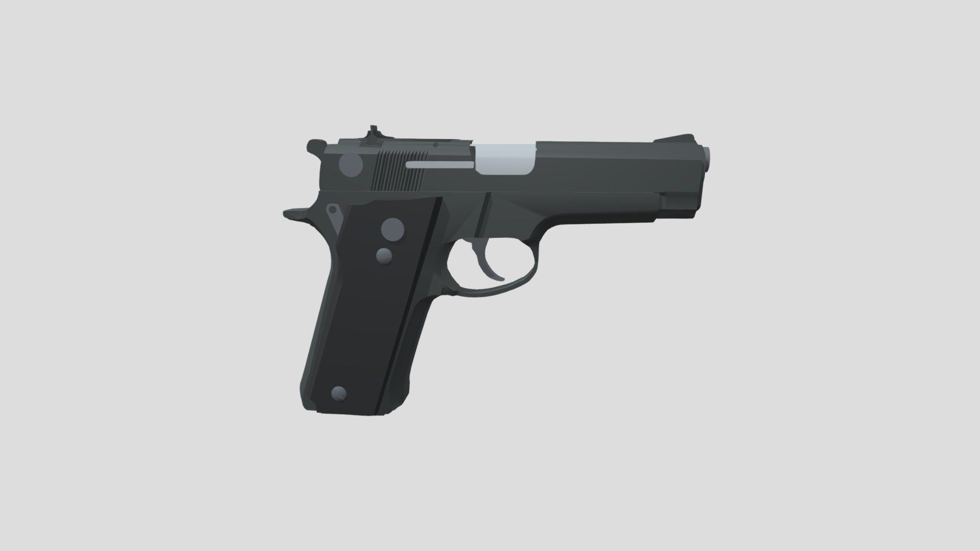 S&W Model 59 - Download Free 3D model by calico16 [f7f8af9] - Sketchfab