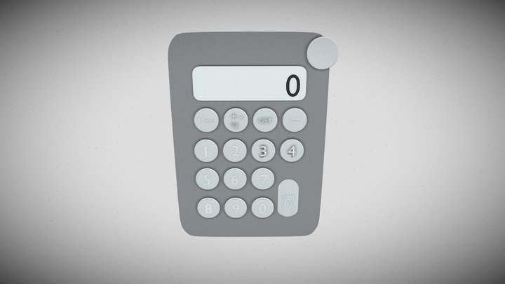 calculator 3D Model