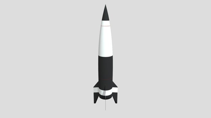 V2 Rocket 3D Model