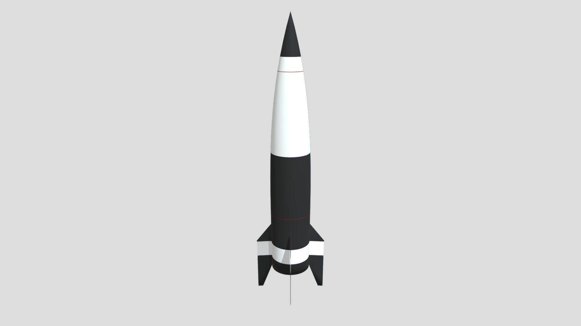 V2 Rocket - 3D model by Aayushi Fulldome Films (@Shikhar09) [f7f91f8 ...