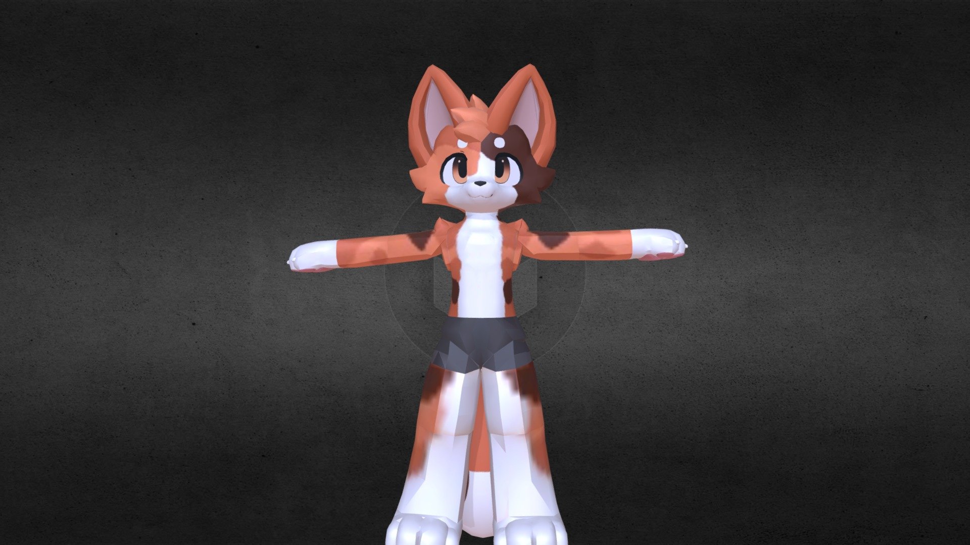 calico kemono cat - Download Free 3D model by FURRY Pluem P='w'=P ...