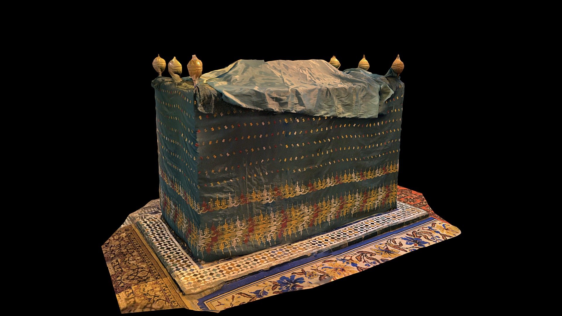 Mausolée Abou Bakr Ibn Arabi — Sketchfab embed 3D viewer