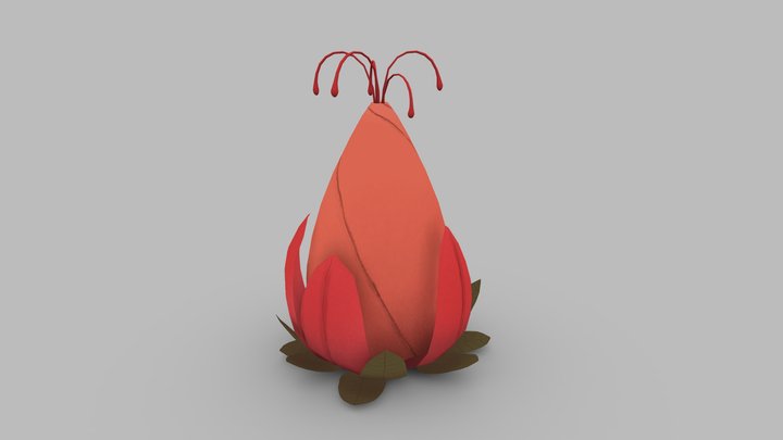 Painterly Egg-Flower (School Project) – Modèle 3D gratuit STL