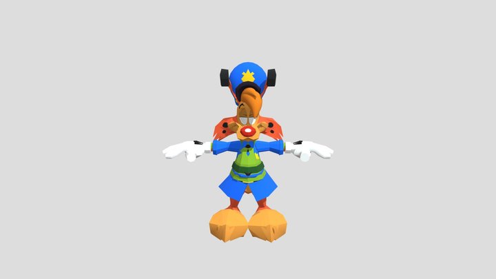 Bonkers D Bobcat Low Poly
