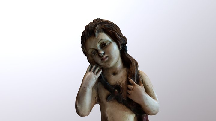 Photogrametry scan Doll sculpture 3D Model