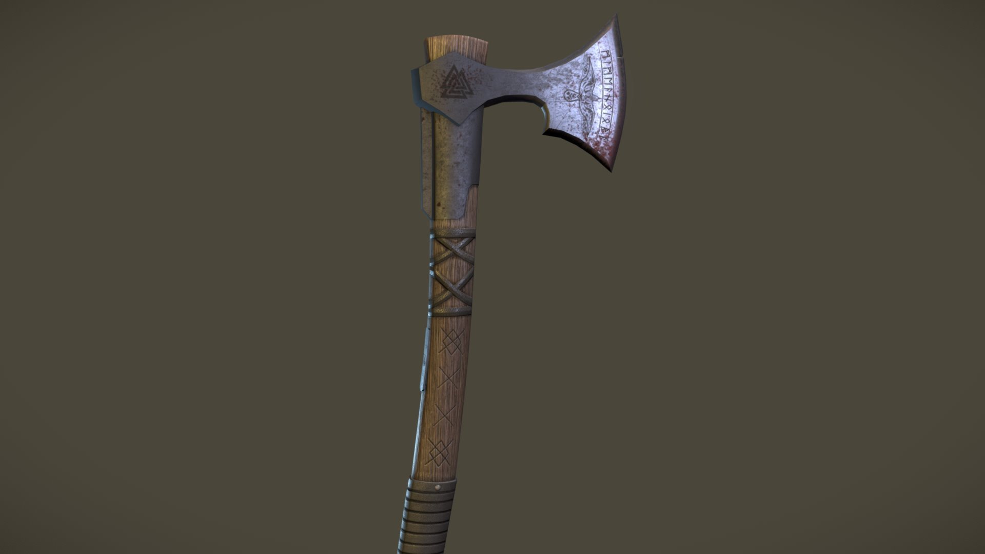 Small Viking Axe - Buy Royalty Free 3D model by phantom-fox [f7fc863 ...