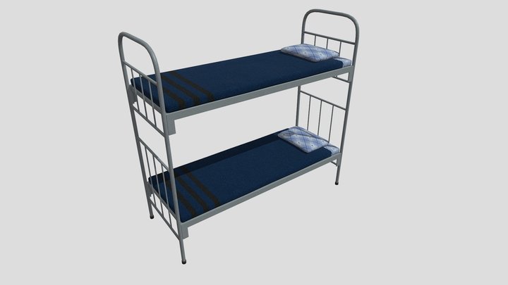 Army bunk bed 3D Model