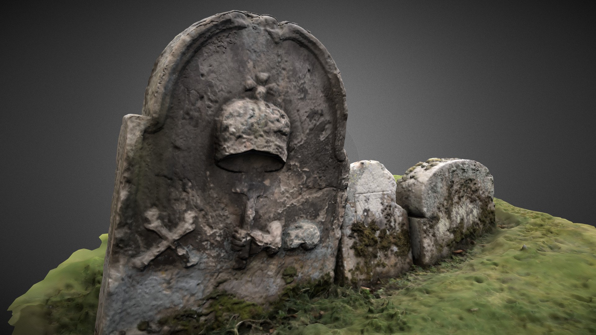 1705 gravestone, Haddington, Scotland