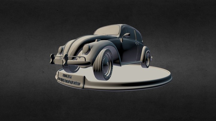 Coche Beetle 1967 3D Model