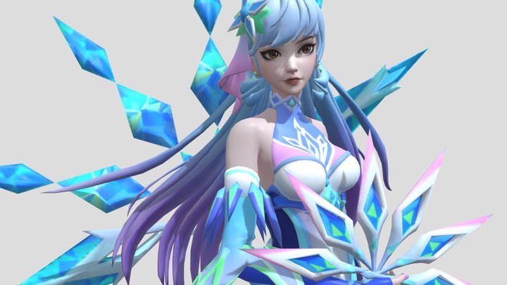 Yue Nữ Hoàng Băng Giá v2 3D Model