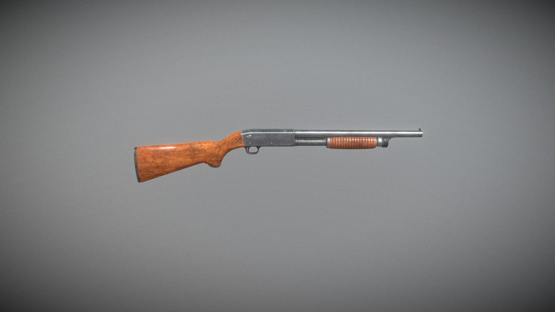 Ithaca Model 37 - 3D model by Chirality (@Riftis) [f8018f9] - Sketchfab