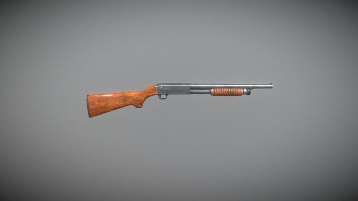 Ithaca Model 37 3D Model