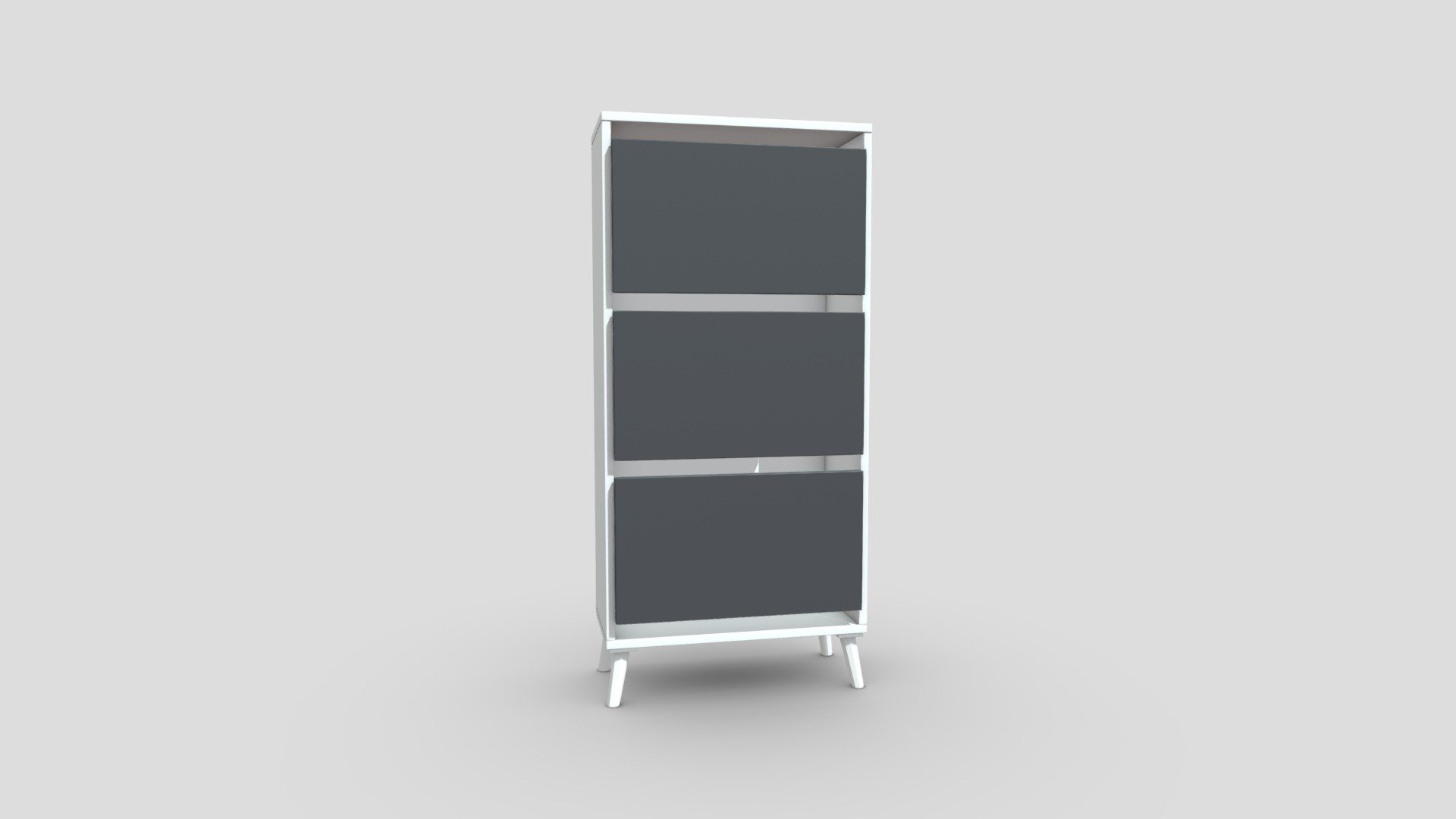 entrance shoe cabinet 600 - Buy Royalty Free 3D model by interior model ...