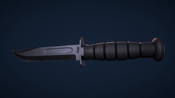 Tactical Knife LP 3D Model