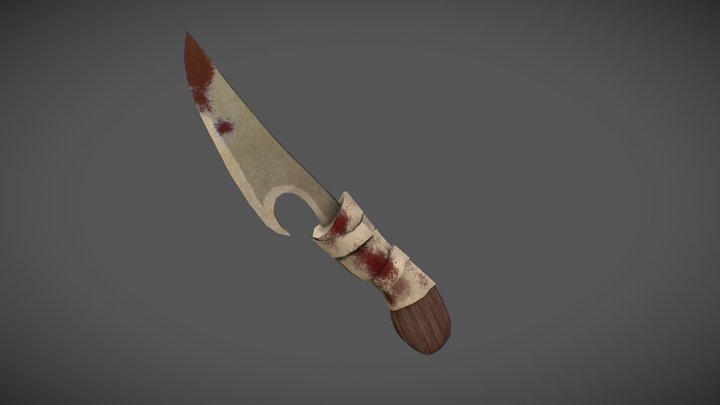 Bloody Knife 3D Model