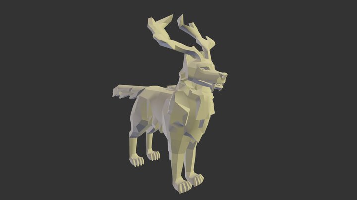 Wolf 3D Model