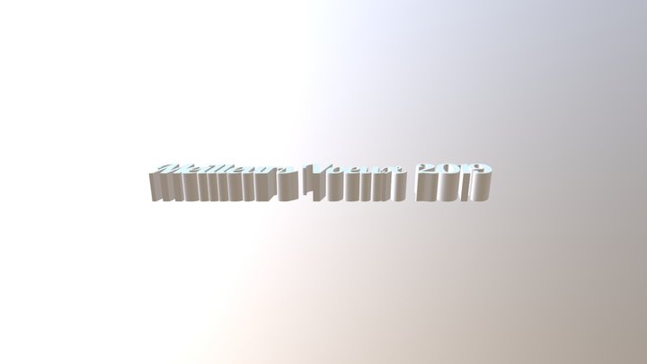 Voeux 2019 3D Model