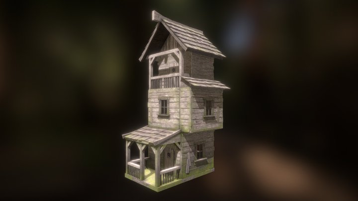 Abandoned Cabin 3D Model