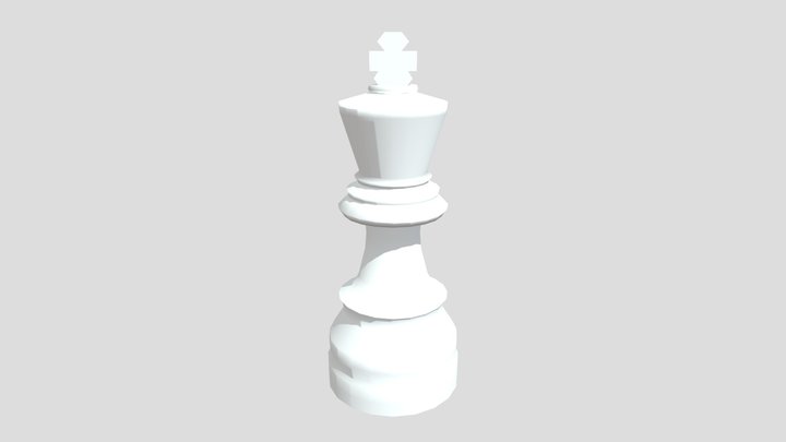 Chess King 3D Model