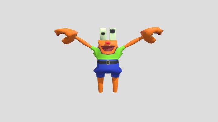 krabs neighbor 3D Model