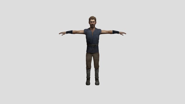 Gothic - Hero Nameless 3D Model