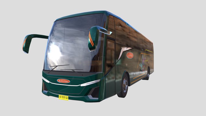 JetBus 5 by Adi Putro 3D Model
