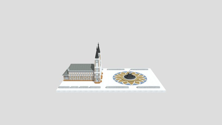 Church of Wat Mae Phra Patthinthiniramon all 3D Model