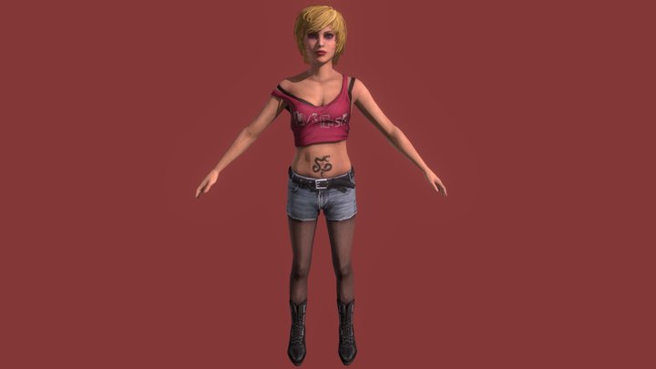 Dahlia Ver2 SH Shattered Memories (With Bones) – Modello 3D gratuito STL