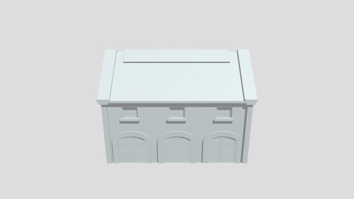 The Building Model 3D Model